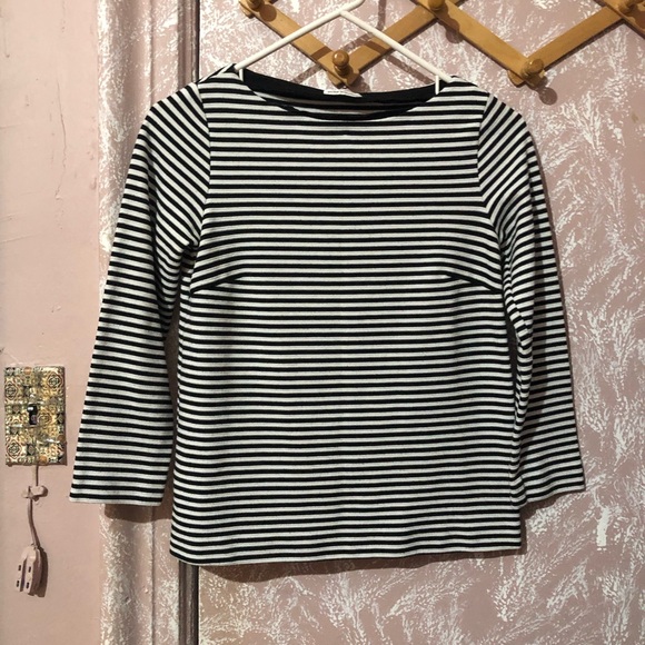 Club Monaco boatneck stripe top (French girl style) - Picture 3 of 3